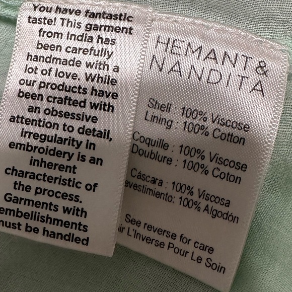 Hemant & Nandita multi color maxi dress - Picture 6 of 6